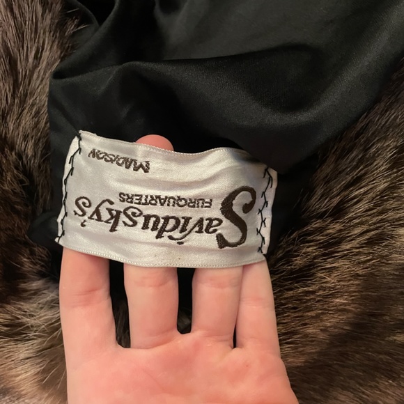 Full Length Raccoon Fur Coat - Picture 4 of 5